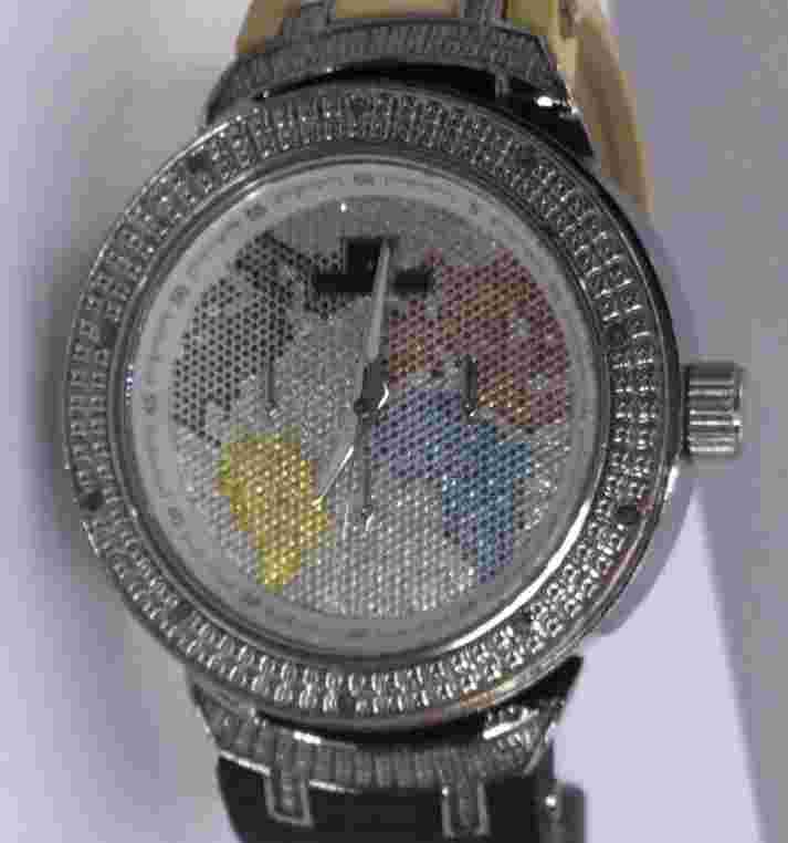 MENS WATCH SUPER TECHNO WITH DIAMONDS 2014 - WORKS (W463)