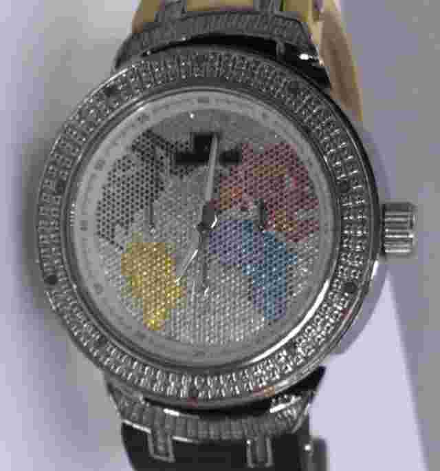 MENS WATCH SUPER TECHNO WITH DIAMONDS 2014 - WORKS (W463)
