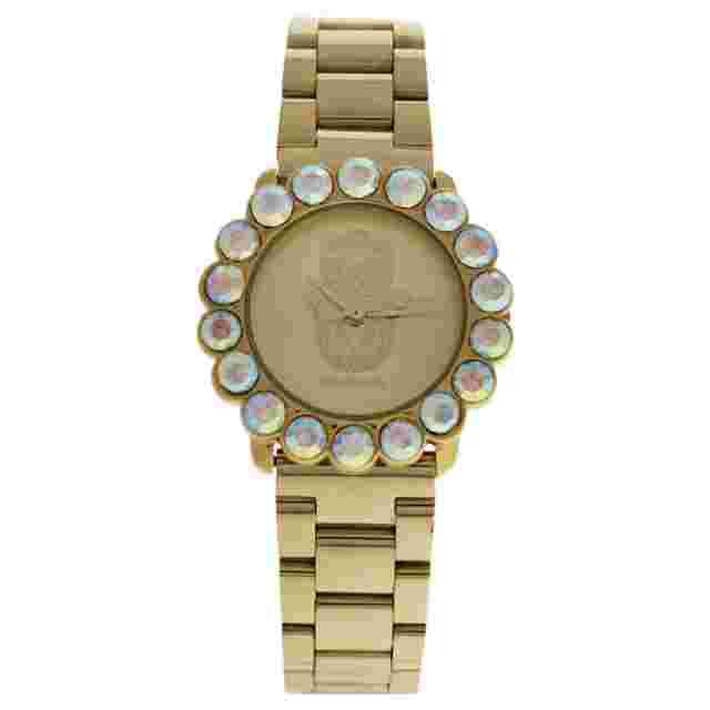 MSHSCG Scarlett Hand - Gold Stainless Steel Bracelet Watch for Women - 1 Pc