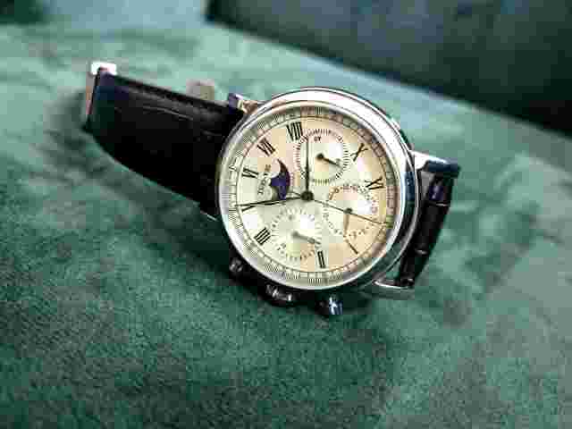 BRAND NEW Seagull 1963 Moon Phase Edition Watch, Black M199S, Transparent back