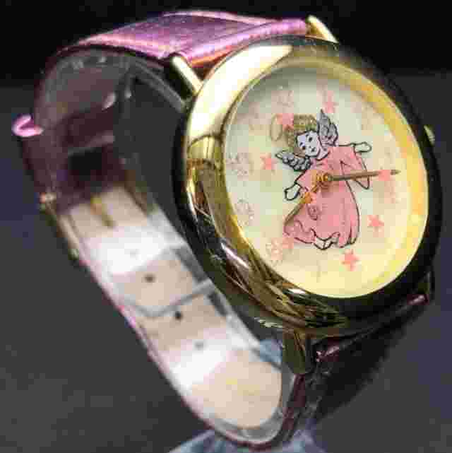 Vintage Women's Parmex Angel Analog Watch - Untested - May Need Battery/Repair