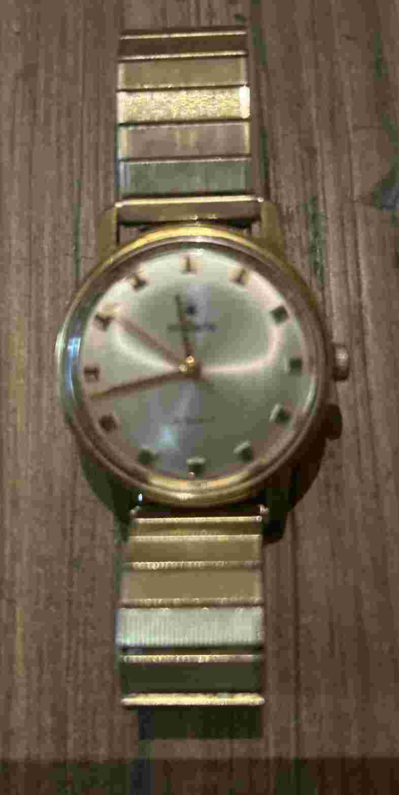 Vintage Swiss STELLARIS Men's gold SELF WINDING Watch DATE Works