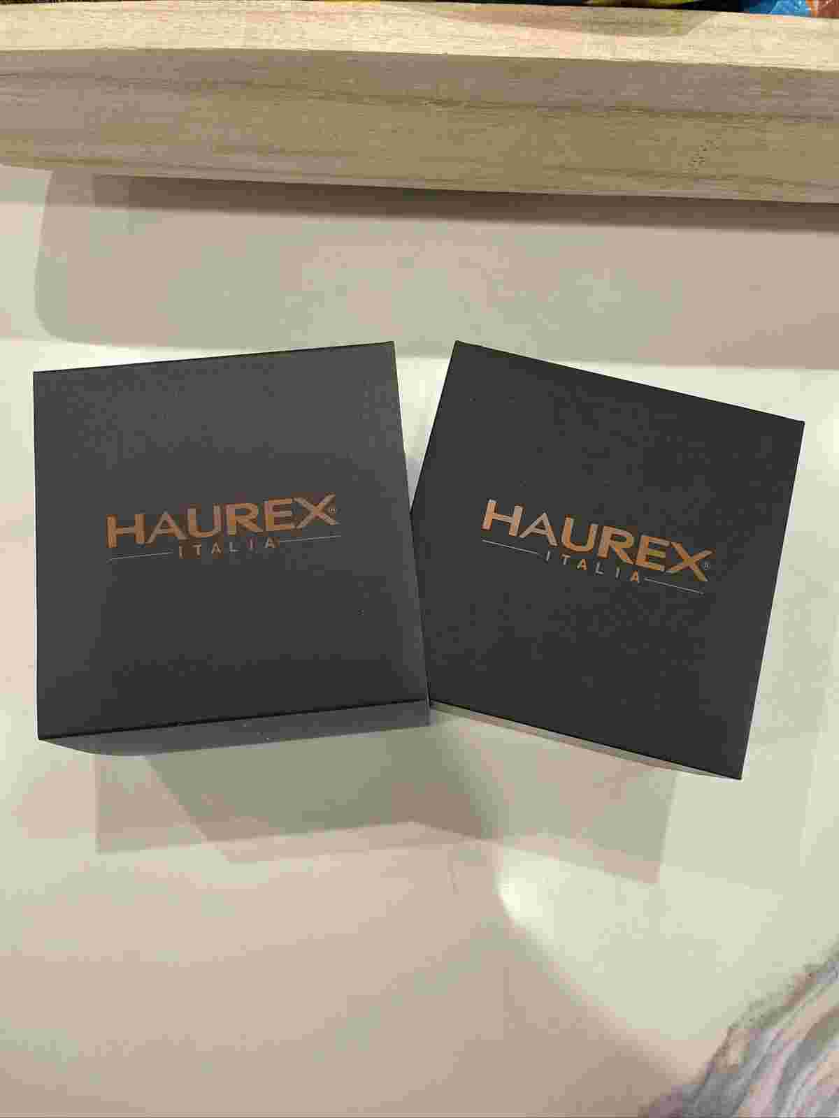 Haurex Italy Men's 3N500UNY Factor Luminous Yellow Rubber Date Wristwatch
