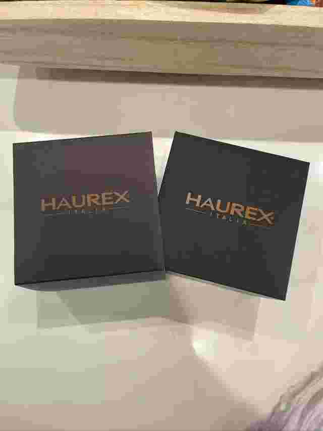 Haurex Italy Men's 3N500UNY Factor Luminous Yellow Rubber Date Wristwatch