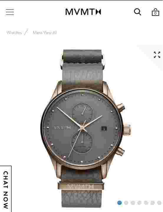 MVMT watch men VOYAGER BRONZE AGE With new replacement belt