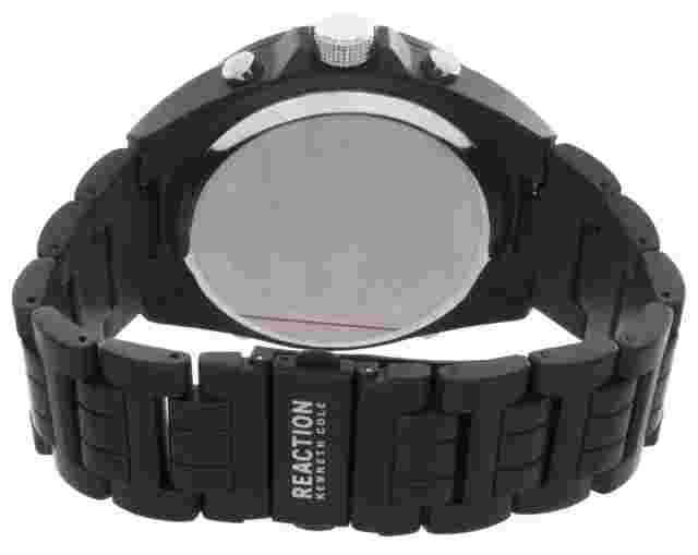 Kenneth Cole Reaction Mens Black Dial Bracelet Digital Analog Watch 10030985