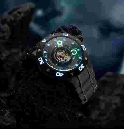 Nubeo Supermassive Carbon Black Ltd Ed Tourbillon Watch