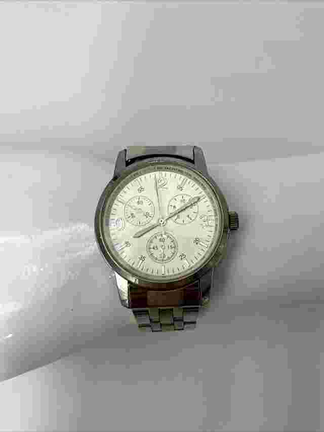 Wrist Watch Stainless Steel Quartz Japan Movement Untested/As Is