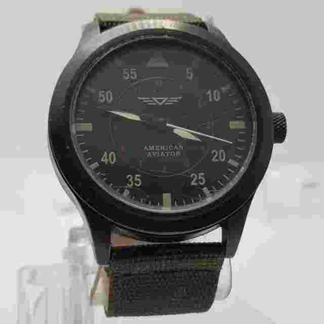 AMERICAN AVIATOR Quartz Watch Water Resistant 30m Fast Shipping....NEW BATTERY