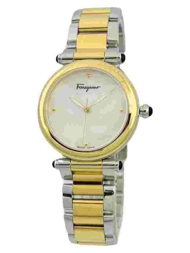 Salvatore Ferragamo Women's FCH060016  'IDILLIO' MERMAID Bi-Colour Casual Watch