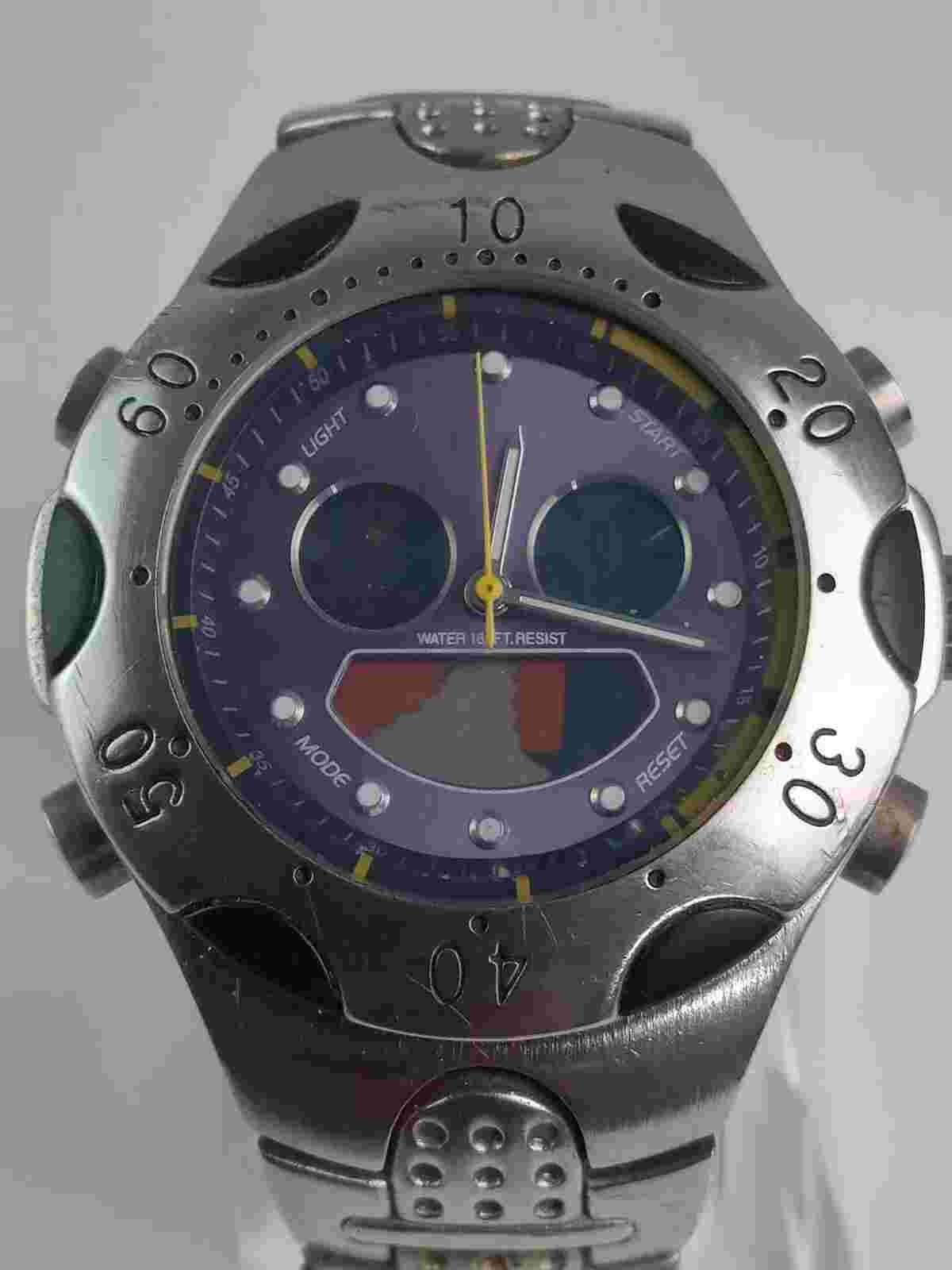 Vintage Athletic Works Men's Quartz Watch AW123TM New Battery