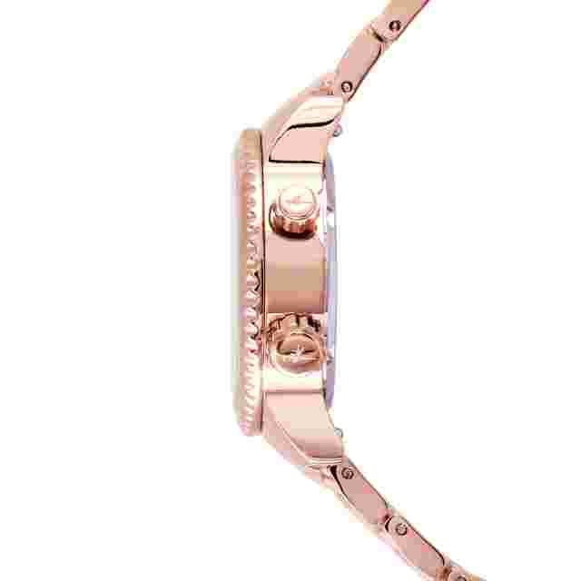 The Abingdon Co Women’s “Elise” Japanese Quartz Steel Analog Casual Watch (Rose)