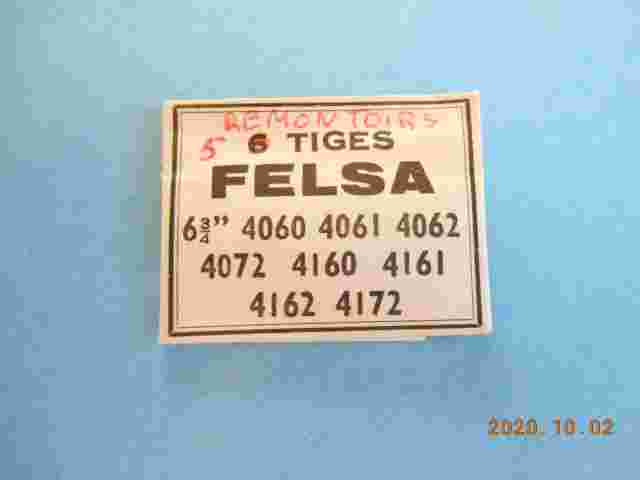 5 rods women's watches - FELSA Swiss-4060-4061-4062- LAVAL PARIS