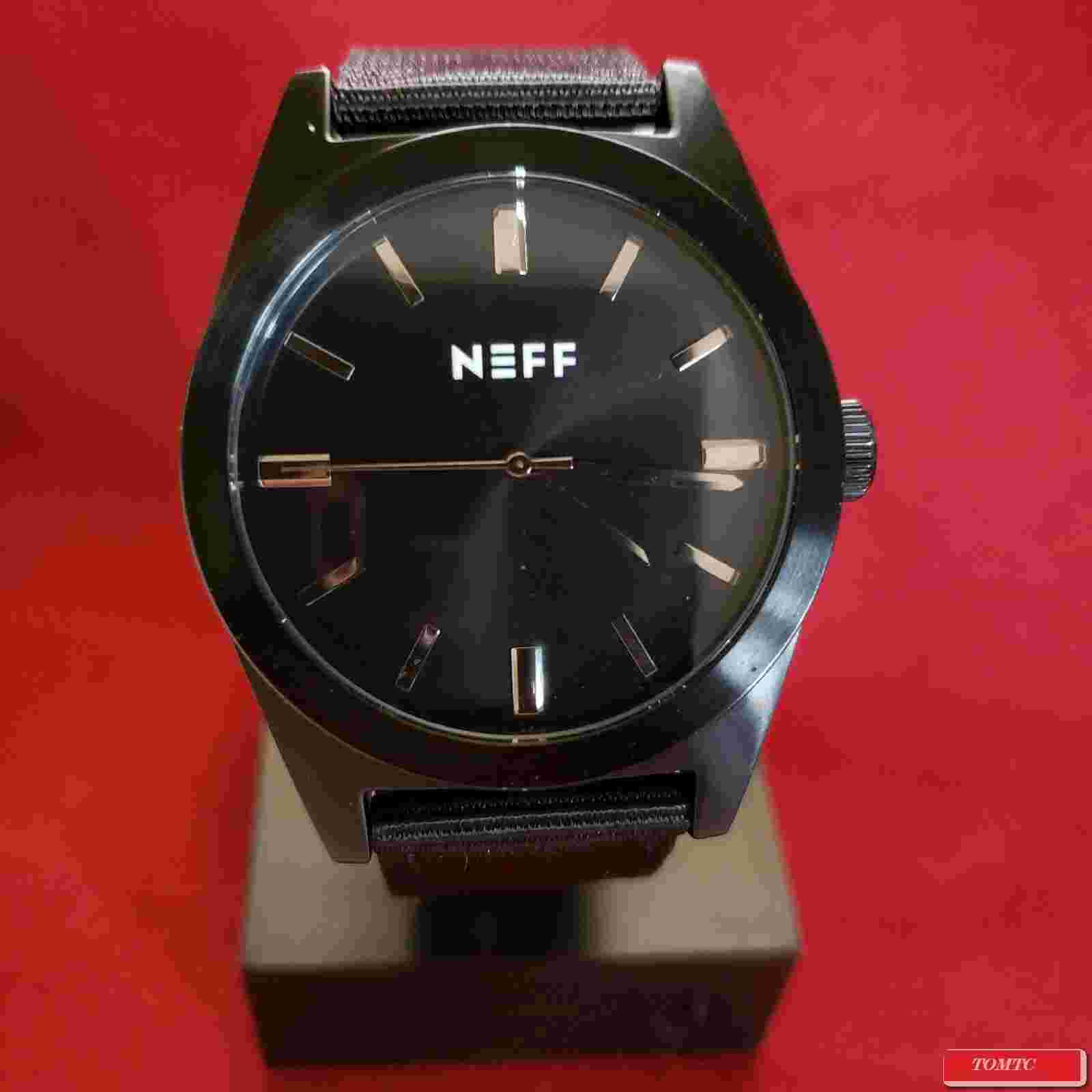 Neff "Nightly" (Black) 10M 3-Hand Japanese Movement