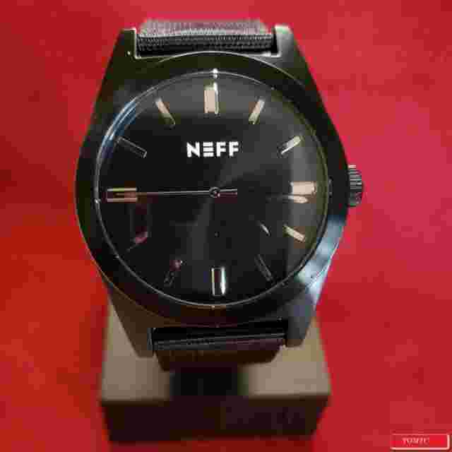 Neff "Nightly" (Black) 10M 3-Hand Japanese Movement