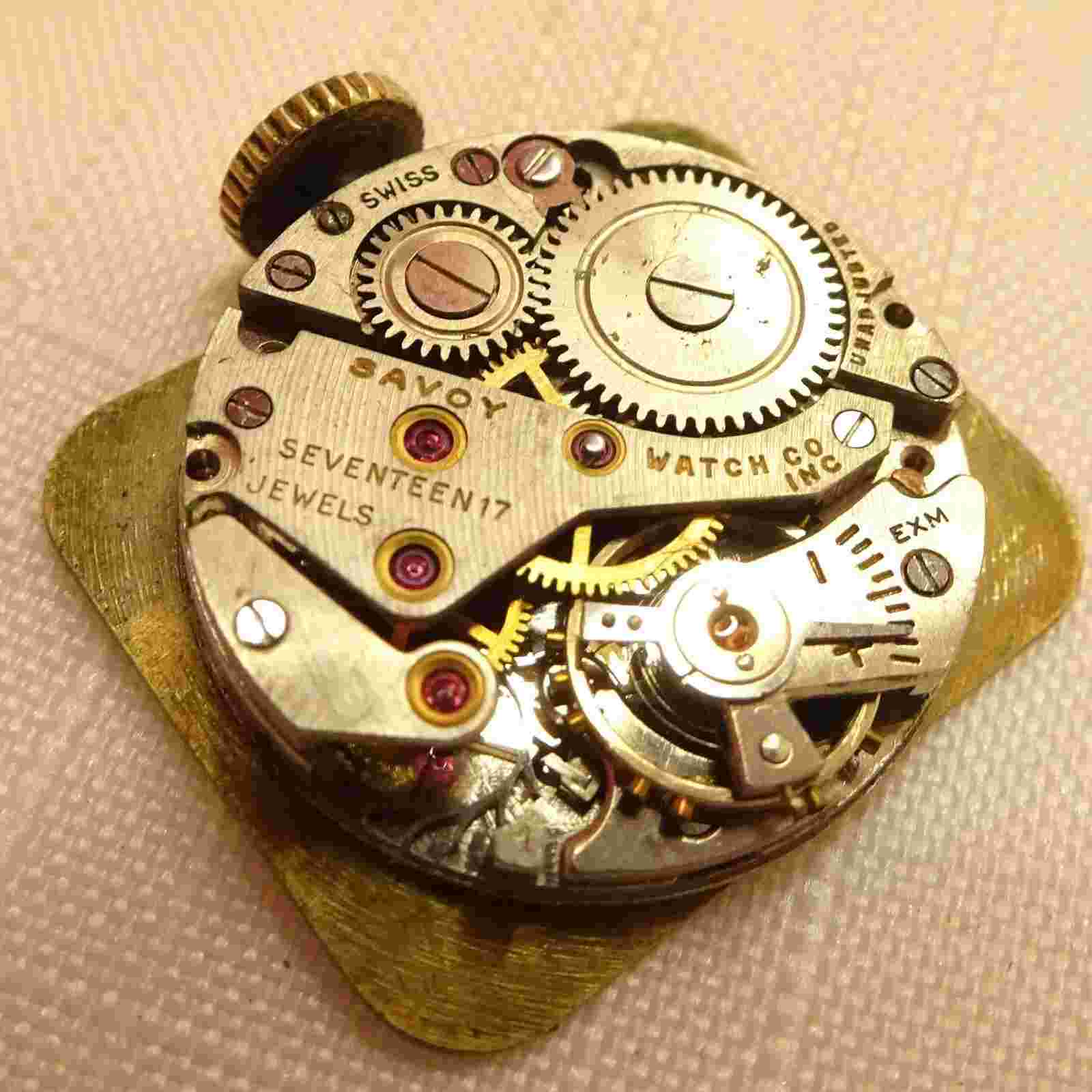 Antique Savoy Wristwatch 17J Swiss Parts Repair