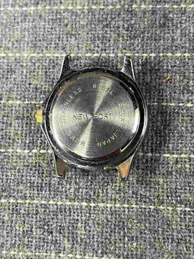 Newport Metal Quartz Watch Unisex Watch Battery Operated CASE ONLY NO BAND