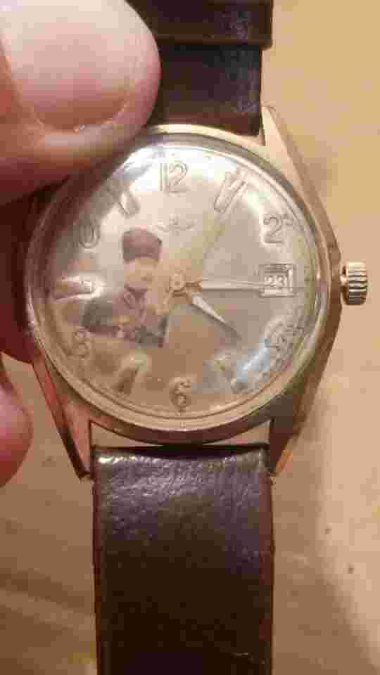 Antique Turkish president Wrist Watch  Dial Ataturk Turkish President 1930