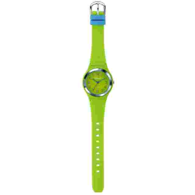 SINAR Youth Watch Wrist Analog Quartz Boys Silicone Band XB-48-13 Green Blue