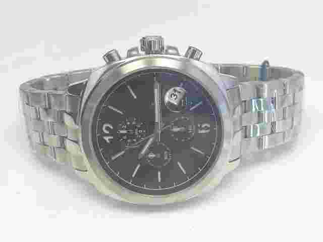 Jerome LeMars Noir JL5555 Men's Watch W/ Extra Leather Bracelet