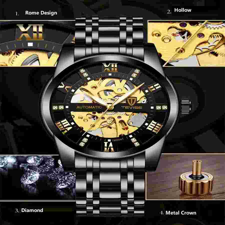 TEVISE T9005A Men's Mechanical Watch Luxury Brand Automatic Self-Wind Watch