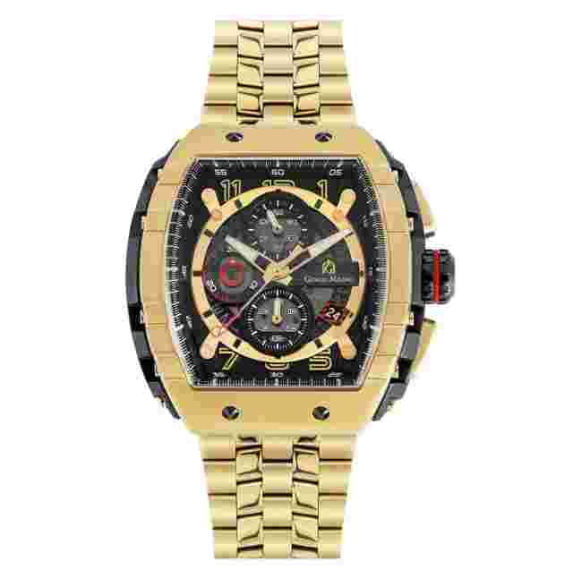 Giorgio Milano Luxury Men’s Watch Gold Metal Bracelet Stainless Steel.