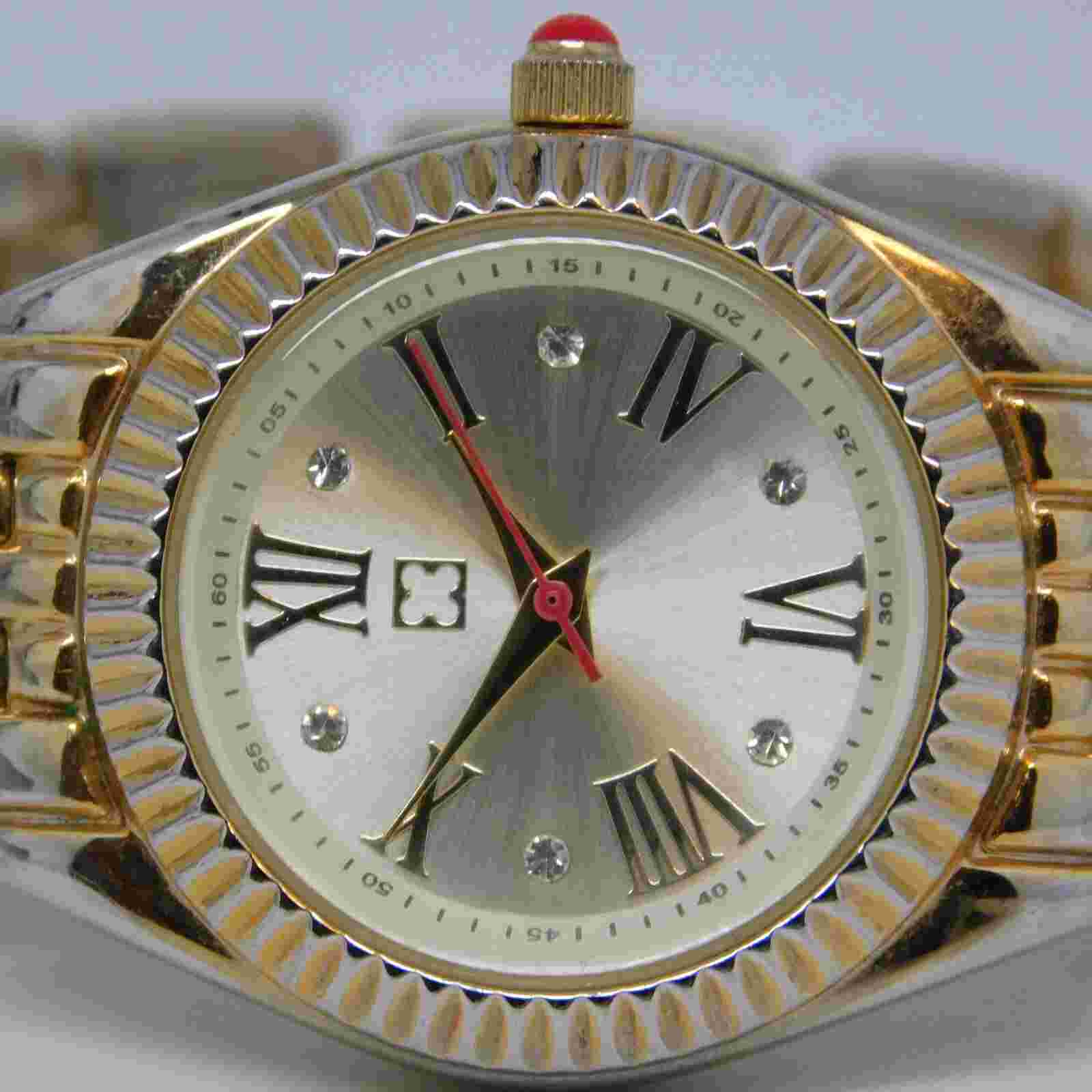 Liz Claiborne New York LIZ74GT Quartz Analog Women's Watch Sz. 7" New Battery