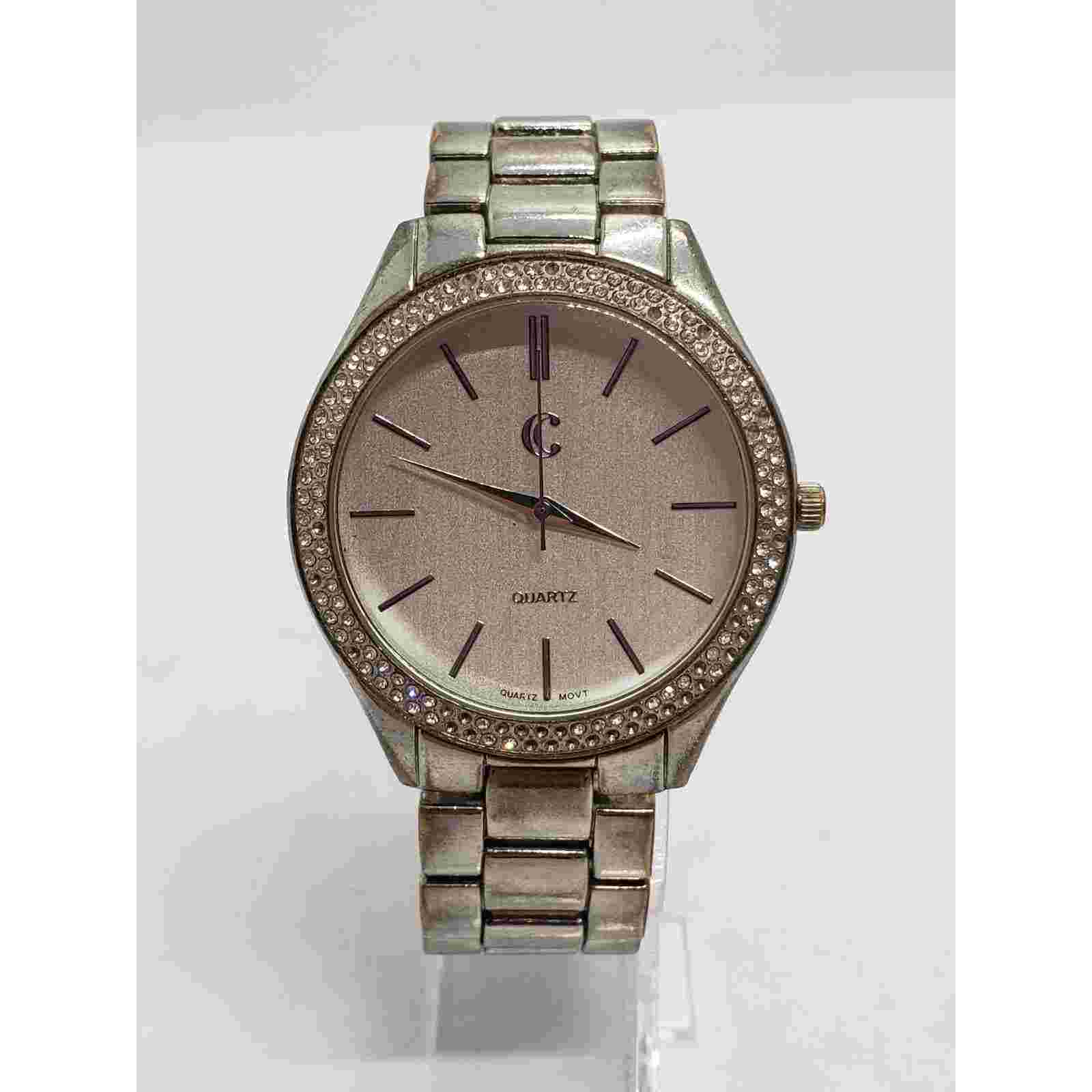 Charming Charlie women's watch. Jeweled bevel. NO:9492. Working watch