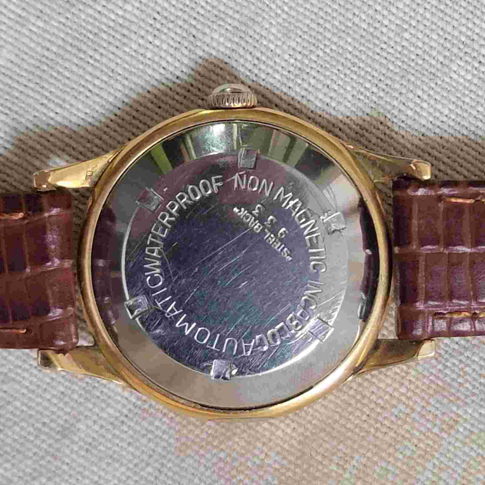 Eska Automatic 17 Jewels Incabloc Gold Plated Men's Watch