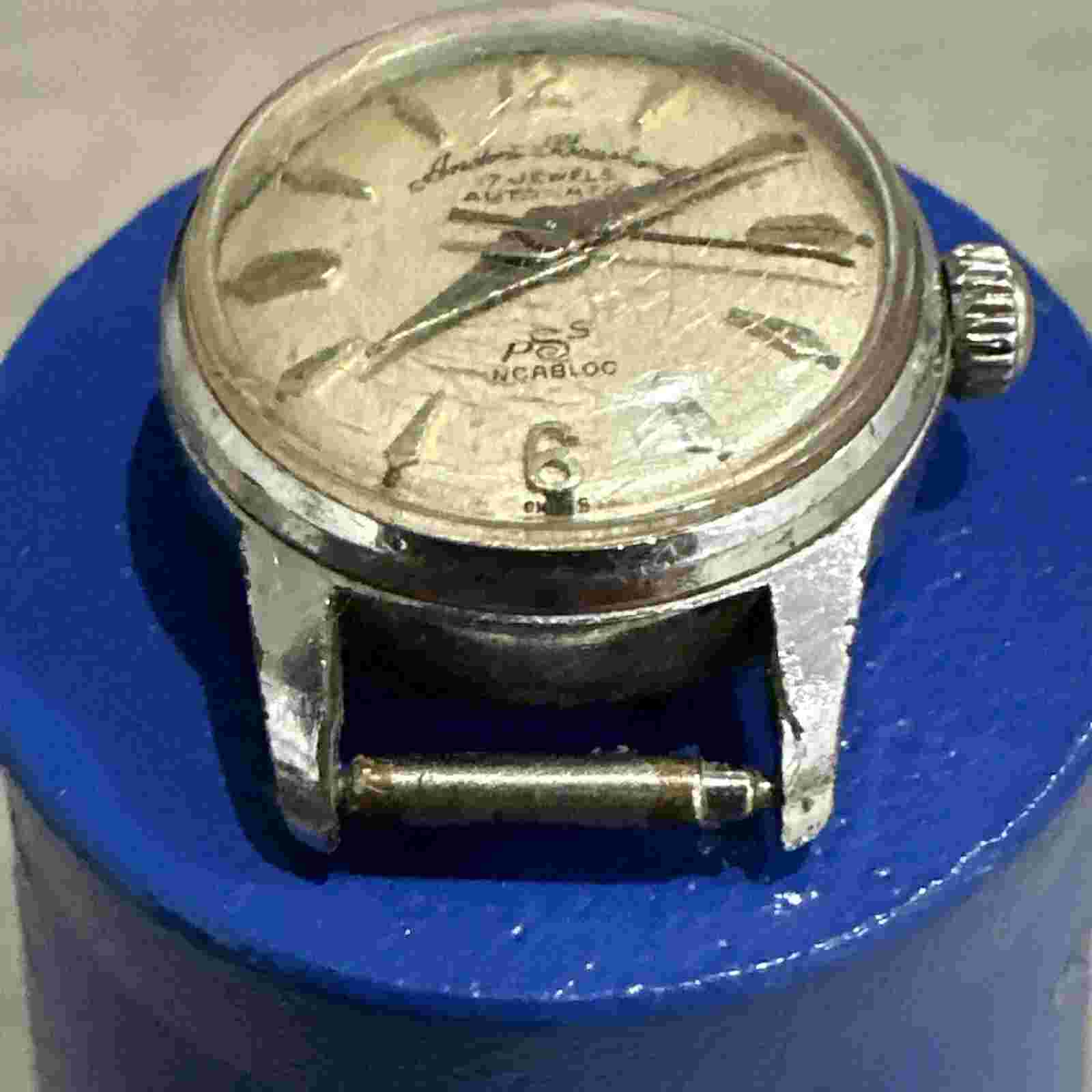 Woman’s Andre Bouchard 17 Jewel Mechanical Not Working For Parts Or Repair
