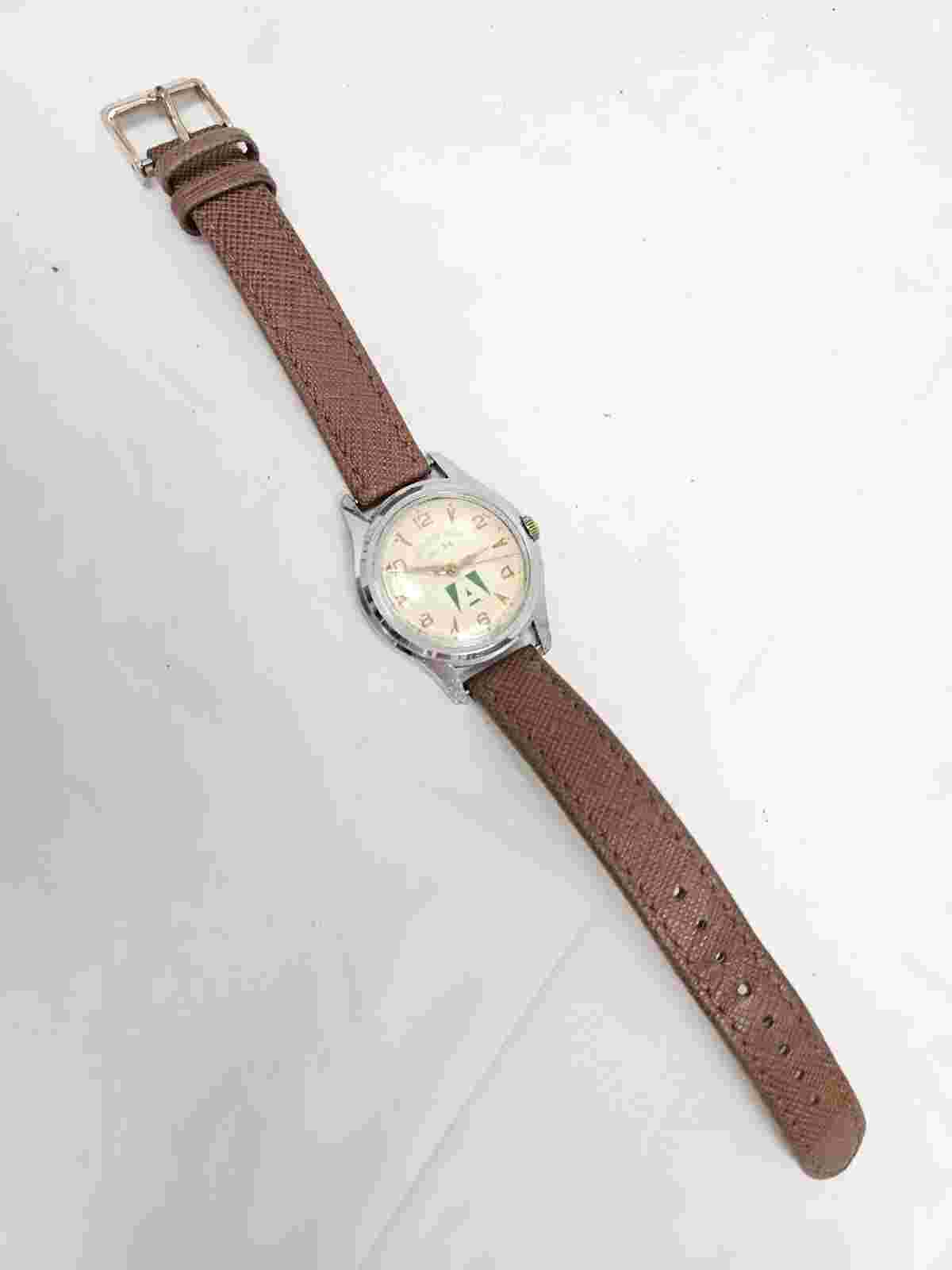ENZO 17 Jewels Vintage Men Wrist Watch 1000 Day Club M.C #4 Swiss Mechanical