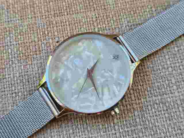 Alexis Bendel Women Wristwatch Silver Tone Mesh Metal Strap Quartz Wrist Watch
