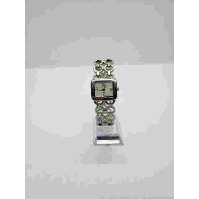 Cote d' Azur women's silver watch. Square face.