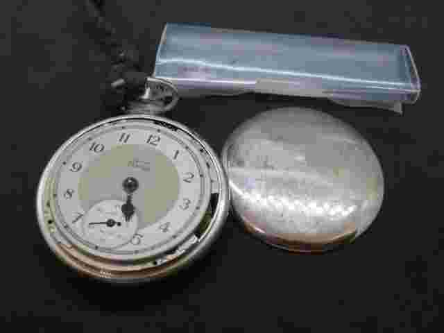 Mid-Century Smiths Empire Pocket Watch Great Britain Made AS IS for parts only