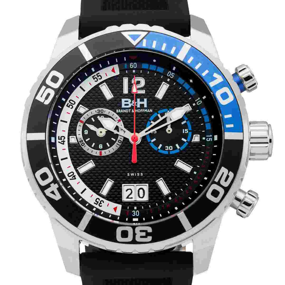 Brandt & Hoffman Swiss Chronograph Bayliss Mens Watch Available in 2 Colors