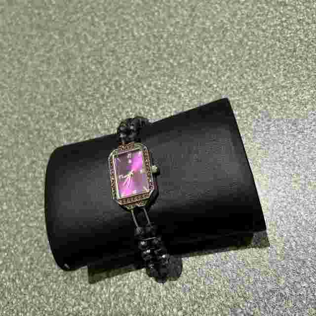 Very Rare Danbury Mint Mystic Glow Amethyst Crystals Ladies Watch