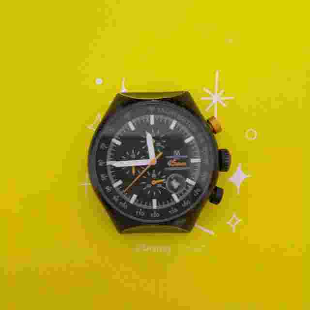 Men's Watch Montres Deluxe Milano 45mm Chronograph Water Resistant 3ATM