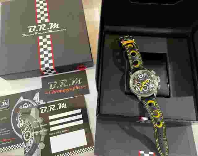 BRM V12-44 Chrono Bernard Richards Yellow - Box Papers