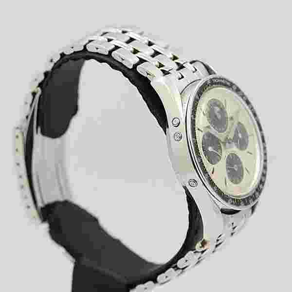 Universal Geneve Tricompax hand-wound white dial vintage men's watch
