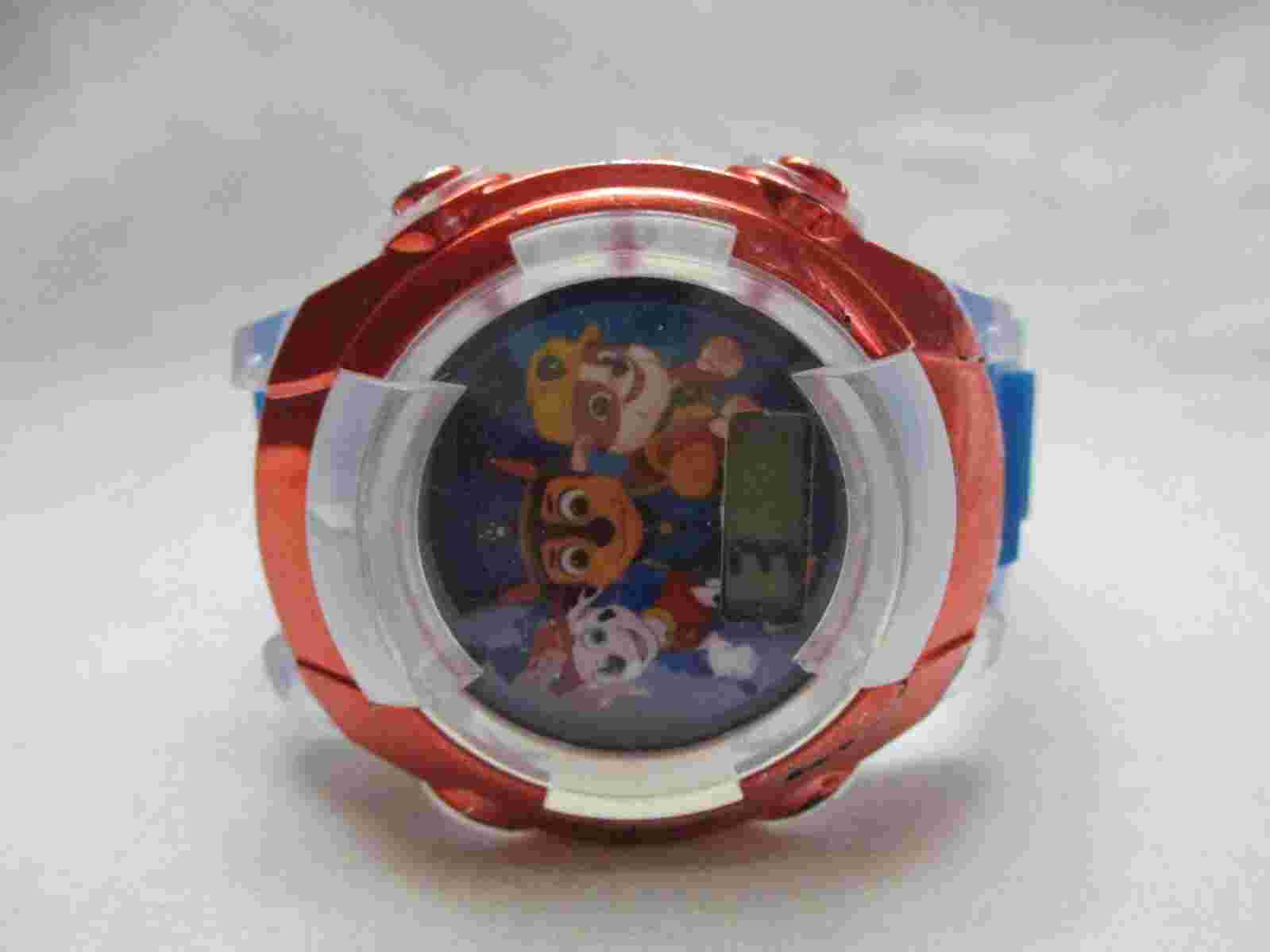 Nickelodian Paw Patrol Digital Wristwatch Blue Buckle Band