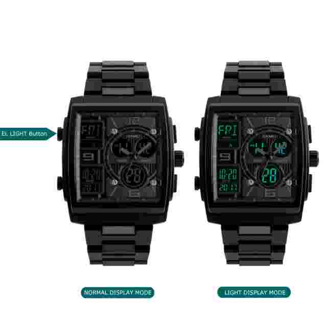 Men's Digital Army Military Sport Quartz Analog Chronograph Waterproof Watch