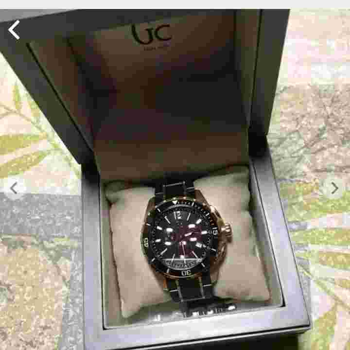 Watch GC X74004G2S Swiss Made Black Stainless Steel Band Round Dial Shape