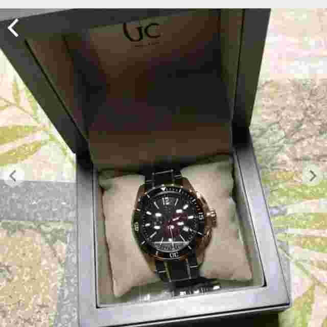 Watch GC X74004G2S Swiss Made Black Stainless Steel Band Round Dial Shape