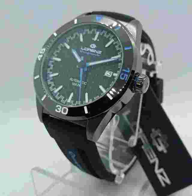 Men's Lorenz Automatic Grand Prix Carbon Fiber Watch Seiko NH35 Movement