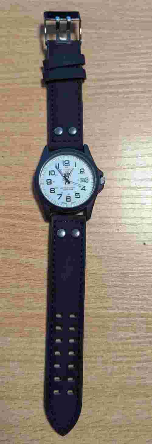Soki Water Resistant Wrist Watch - White Watch Face - New - Mens