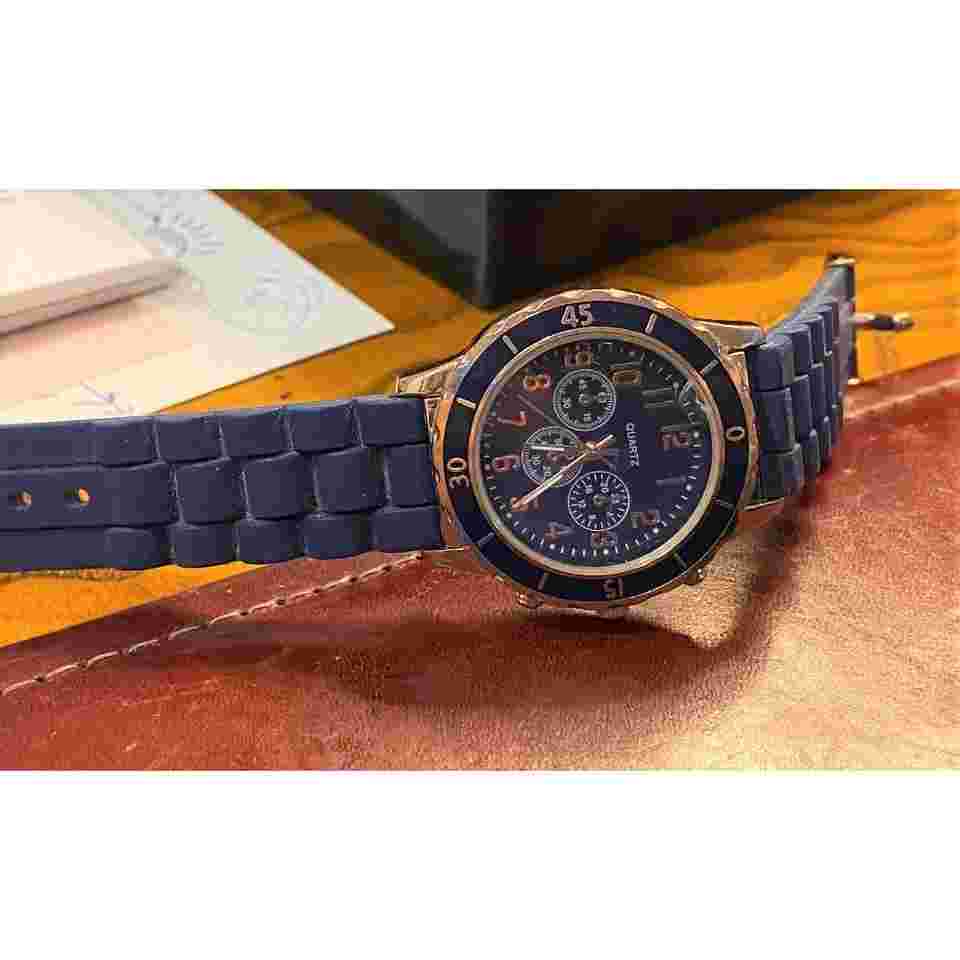Women's 38mm Rose Gold Tone and Blue Aeropostale Watch, Resin Band