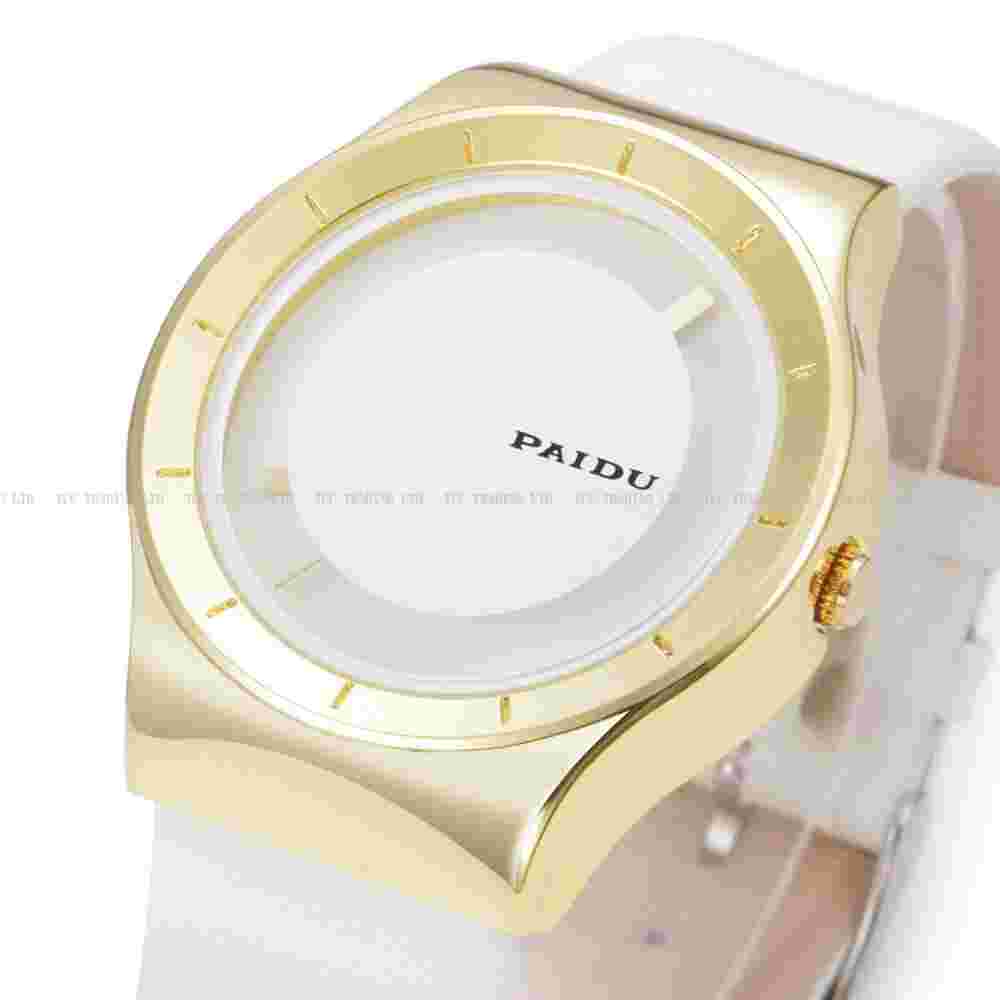 New PAIDU Quartz Wrist Watch Simple Leather Unisex Fashion Waterproof Simple