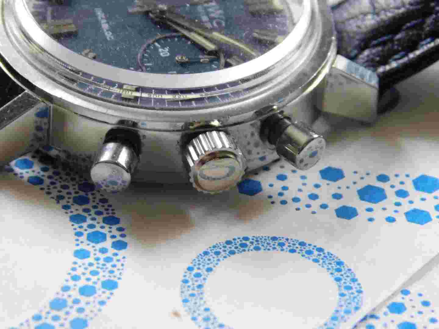 BWC Chronograph, All Steel, Valjoux 7733, "Poor Man's Heuer"