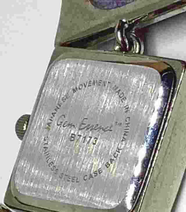 NIB! Women’s Purple Jasper Silver Watch 7.5”