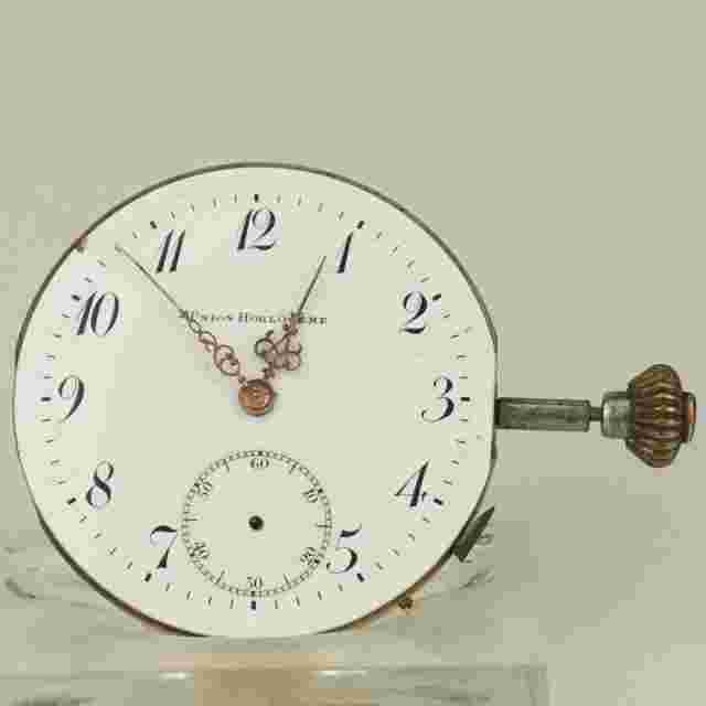 Rare! Pocket Watch Movement Men's no fusee duplex chronometer no repeater RAR